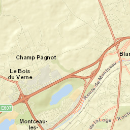 Blanzy Street Map