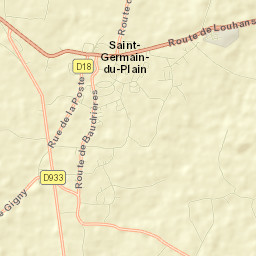 Saint-Germain-du-Plain Street Map