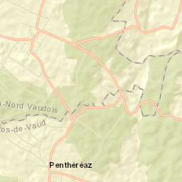 Penthéréaz Street Map