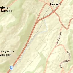Lucens Street Map