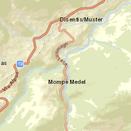 Disentis Street Map