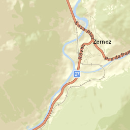 Zernez Street Map