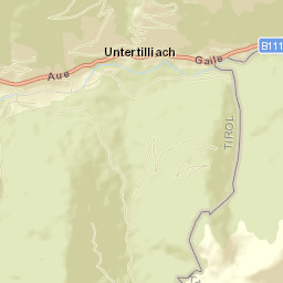 Untertilliach Street Map