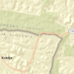 Kobilje Street Map