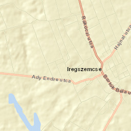 Iregszemcse Street Map