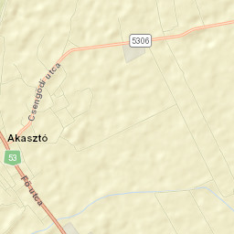 Akasztó Street Map