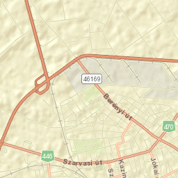 Békéscsabai Járás Street Map