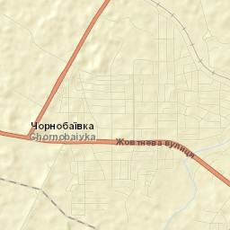 Chornobayivka Street Map