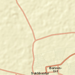Baruun-Urt Street Map