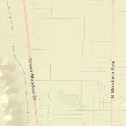 Helena Valley West Central Street Map