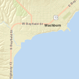 Washburn Street Map