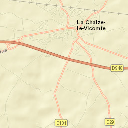 La Chaize-le-Vicomte Street Map