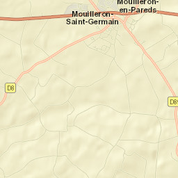 Mouilleron-en-Pareds Street Map