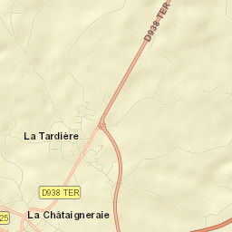 La Tardière Street Map