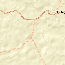 Archigny Street Map