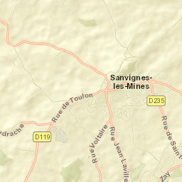 Sanvignes-les-Mines Street Map