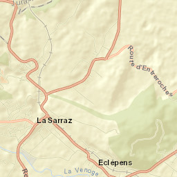 La Sarraz Street Map