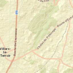 Gros-de-Vaud District Street Map