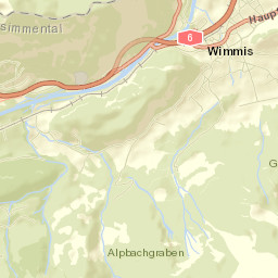 Wimmis Street Map