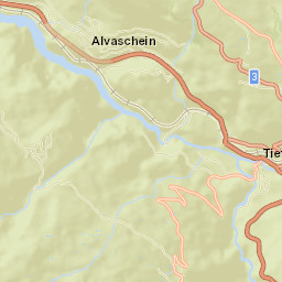 Tiefencastel Street Map