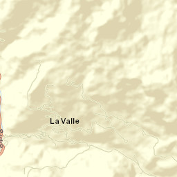La Valle - Wengen Street Map