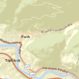 Villach-Land District Street Map
