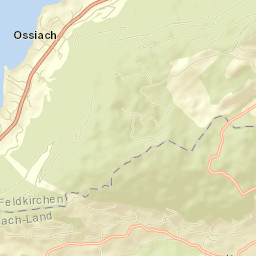 Ossiach Street Map