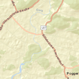 Poggersdorf Street Map