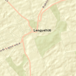 Lengyeltóti Street Map