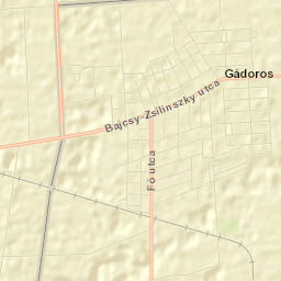 Gádoros Street Map