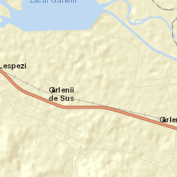 Comuna Gârleni Street Map