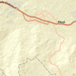Huşi Street Map