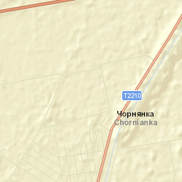 Chornyanka Street Map