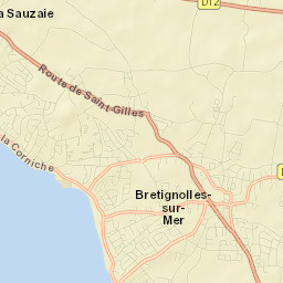 Bretignolles-sur-Mer Street Map