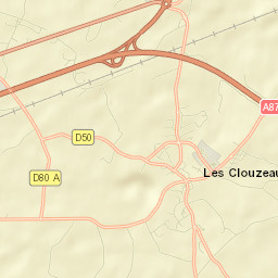 Les Clouzeaux Street Map