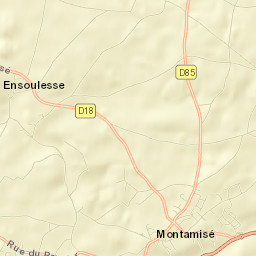 Montamisé Street Map