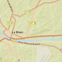 Le Blanc Street Map