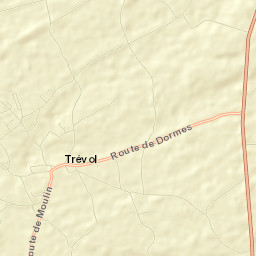 Trévol Street Map