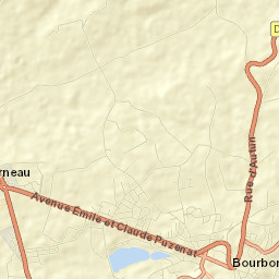 Bourbon-Lancy Street Map