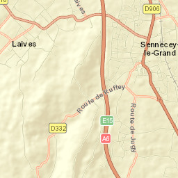 Sennecey-le-Grand Street Map