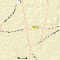 Simandre Street Map