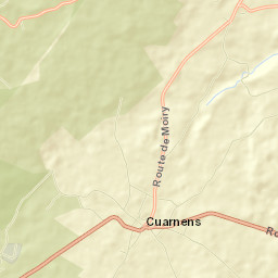 Cuarnens Street Map