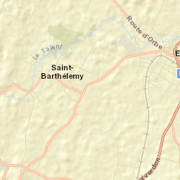 Echallens Street Map