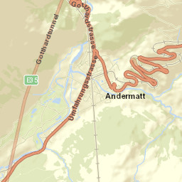 Andermatt Street Map