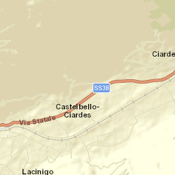 Castelbello-Ciardes - Kastelbell-Tschars Street Map