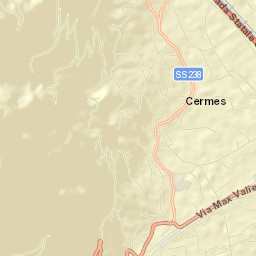 Cermes Street Map