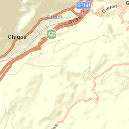 Chiusa Street Map