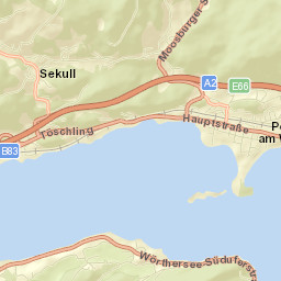 Pörtschach am Wörthersee Street Map