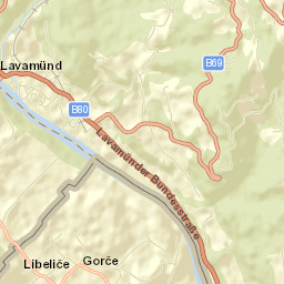 Lavamünd Street Map