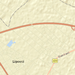 Gančani Street Map
